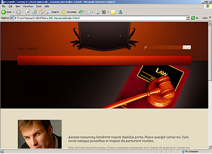 Website Template #25312