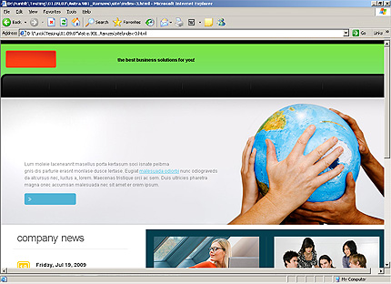 Website Template #25400