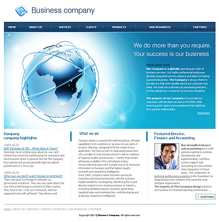 Website Template #25440