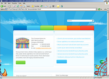 Website Template #25455