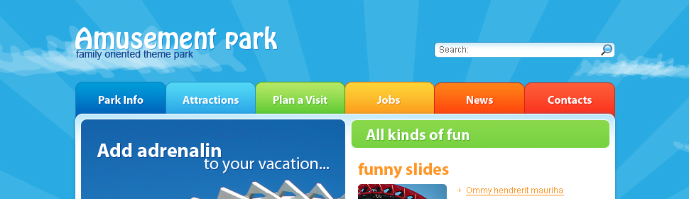 Website Template #25455