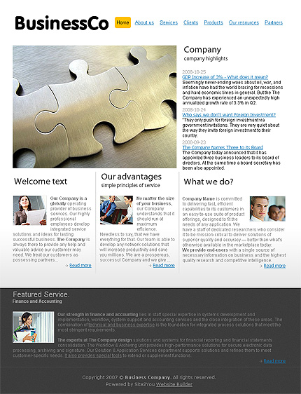 Website Template #25462