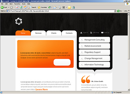 Website Template #25545