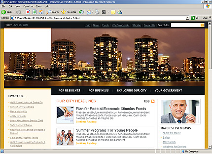 Website Template #25557