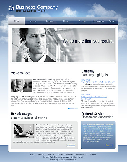 Website Template #25561