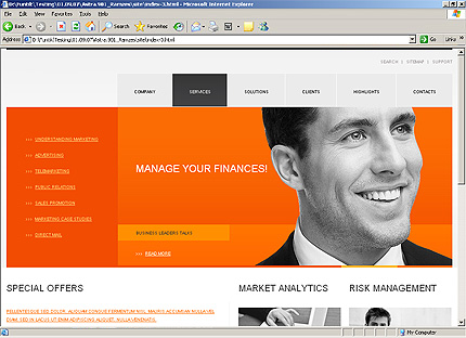 Website Template #25574
