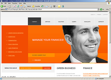 Website Template #25574
