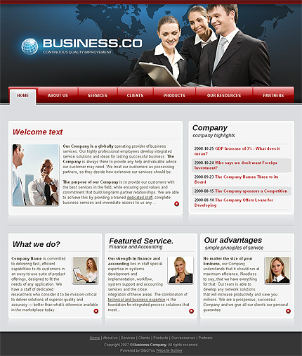 Website Template #25598