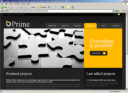 Website Template #25619