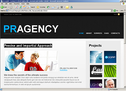 Website Template #25625