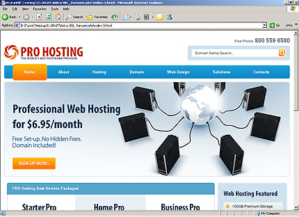 Website Template #25711