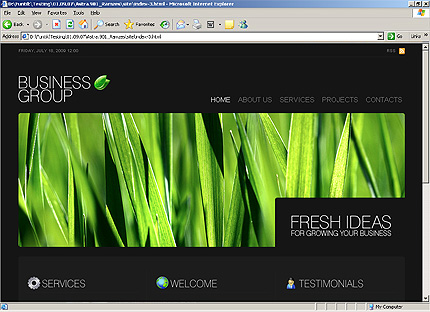 Website Template #25745