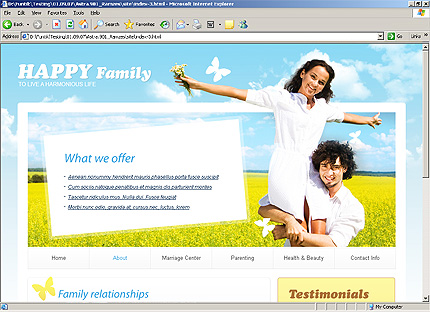 Website Template #25799