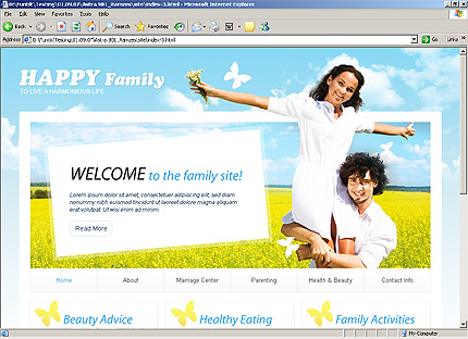 Website Template #25799