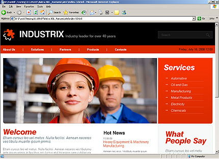Website Template #25817