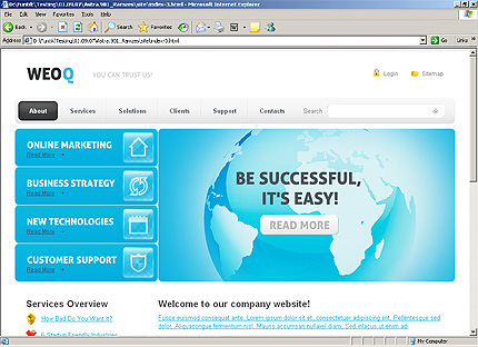 Website Template #25820