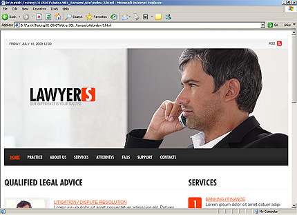 Website Template #25821