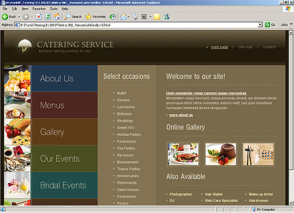 Website Template #25862