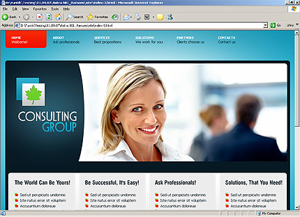 Website Template #25865