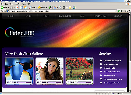 Website Template #25912