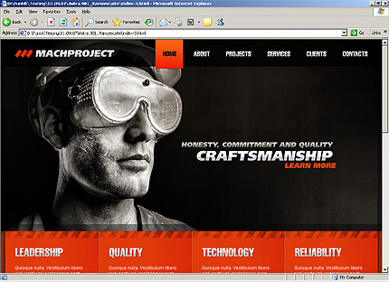 Website Template #25951