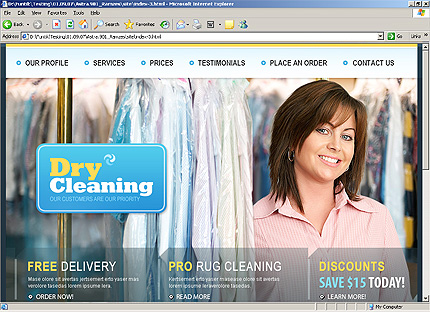 Website Template #25963