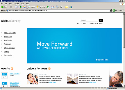 Website Template #25977