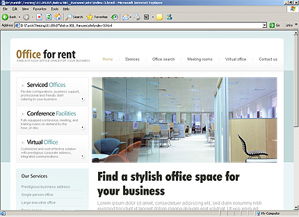 Website Template #26013