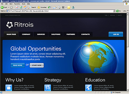 Website Template #26047