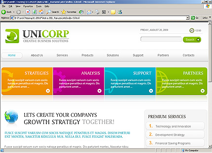Website Template #26303