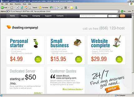 Website Template #26351