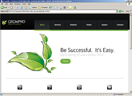 Website Template #26381