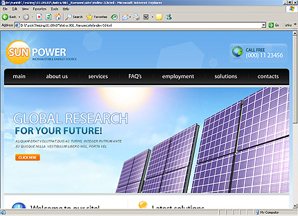 Website Template #26413