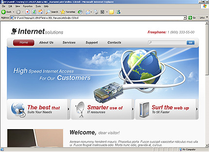 Website Template #26415