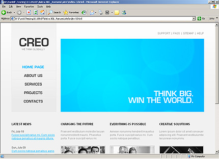Website Template #26420