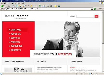 Website Template #26440