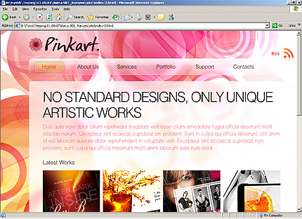 Website Template #26442