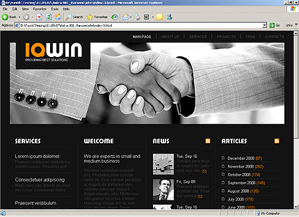 Website Template #26445