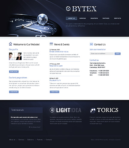 Website Template #26501