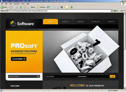 Website Template #26573