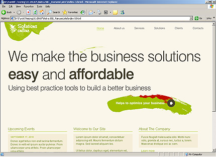 Website Template #26584