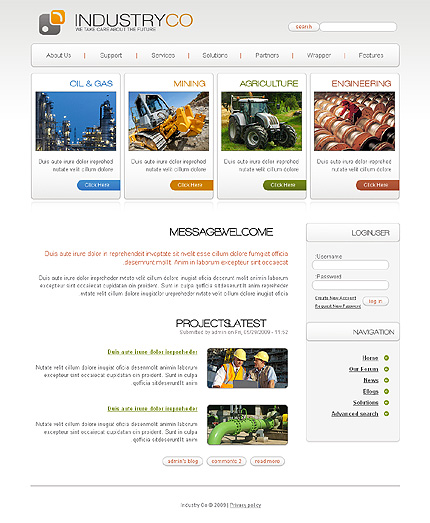 Website Template #26651