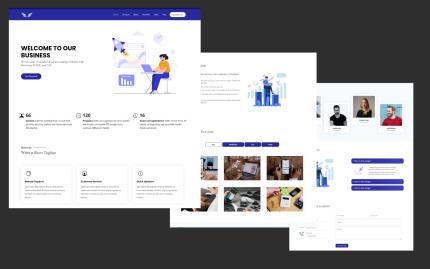 Modèles Landing Page