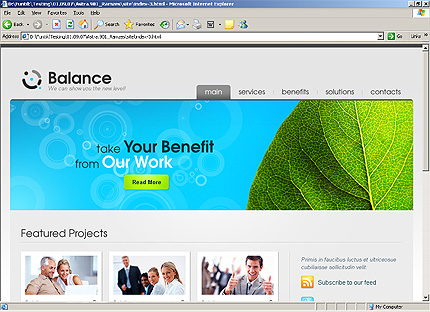 Website Template #26707