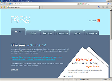 Website Template #26754