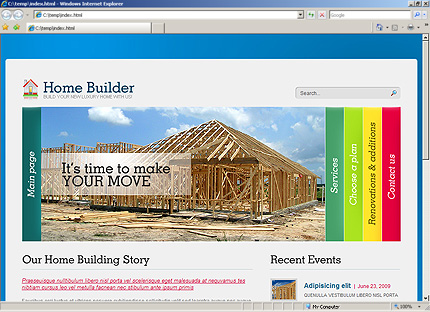 Website Template #26755