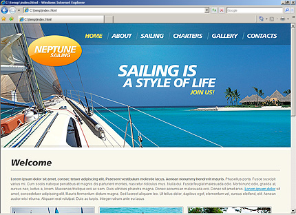Website Template #26760