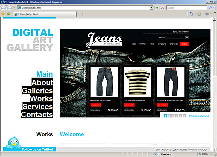 Website Template #26818