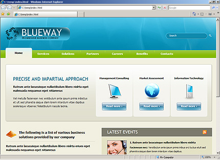 Website Template #26820