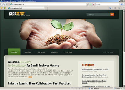Website Template #26838